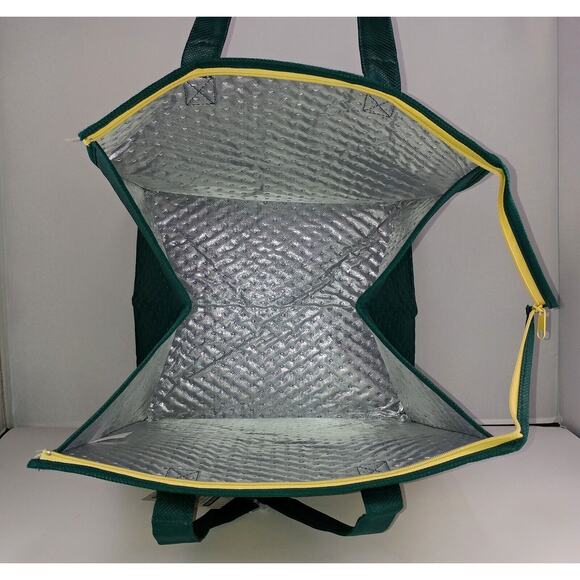 Reusable Shopping Bag / Tote / Lunch Bag / Insulated /Thermal  Tropical Paper Lg - Picture 5 of 7